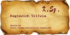 Keglevich Szilvia névjegykártya